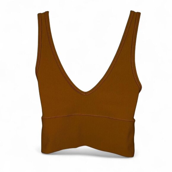 Lululemon Power Pivot Ribbed Tank Top in Butternut Brown - Picture 5 of 7